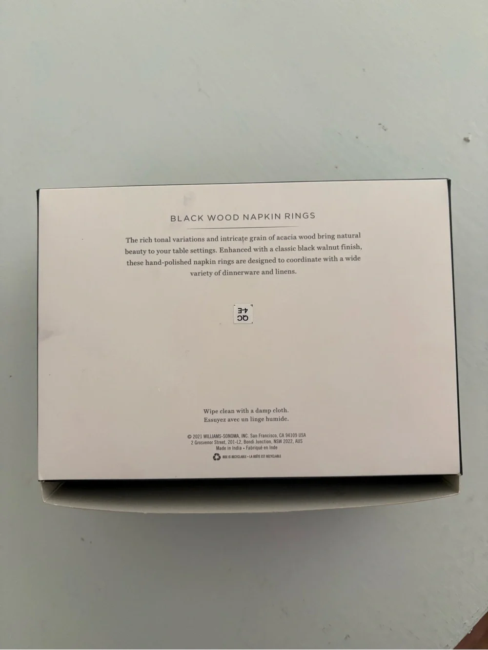 Williams Sonoma Napkin Rings